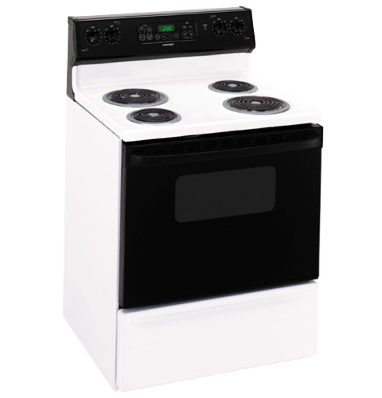 30" Free-Standing Electric Range RB757BHWH