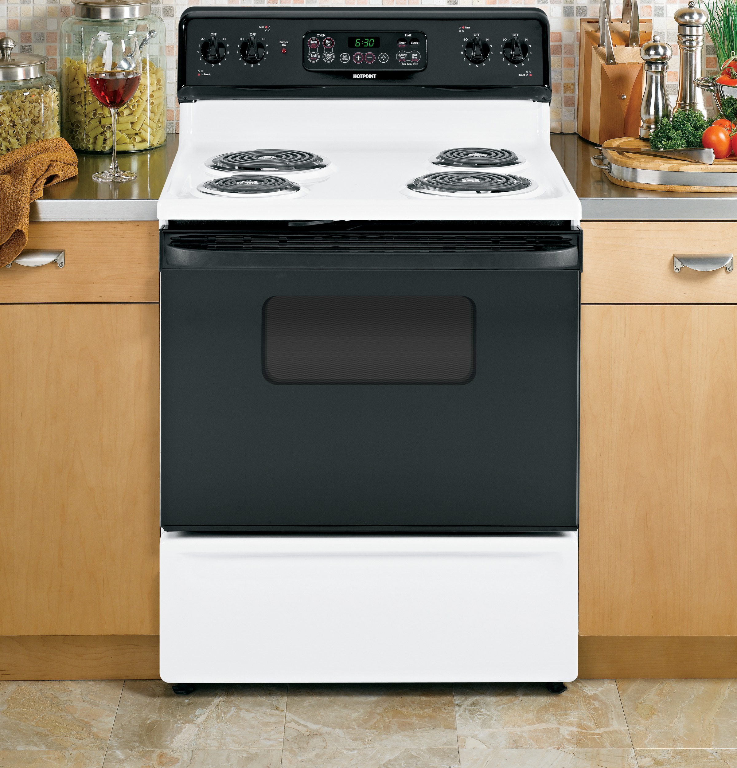 30" Free-Standing Electric Range RB757DPWH