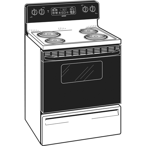 30" Free-Standing Electric Range RB757DPWH