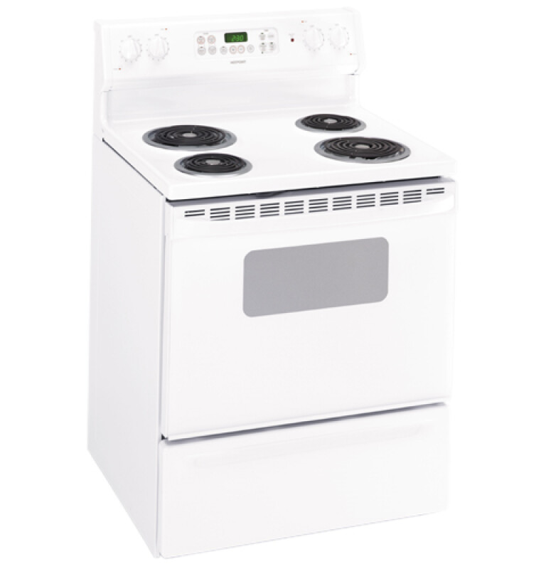 30" Free-Standing Electric Range RB757WHWW