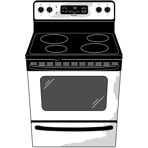 30" Free-Standing Electric Range RB780RHSS