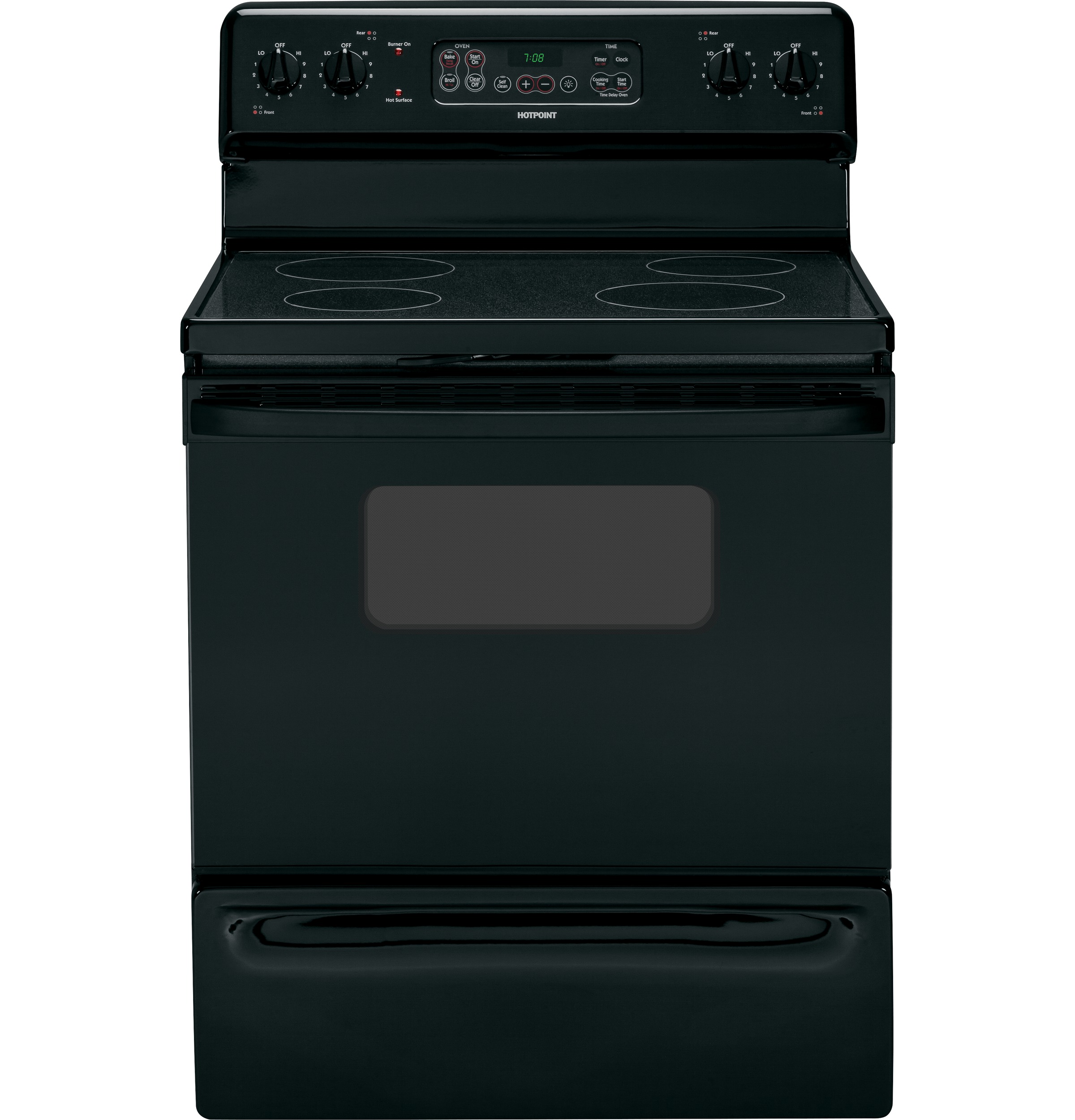 Hotpoint® 30" Free-Standing Electric Range RB787DPBB