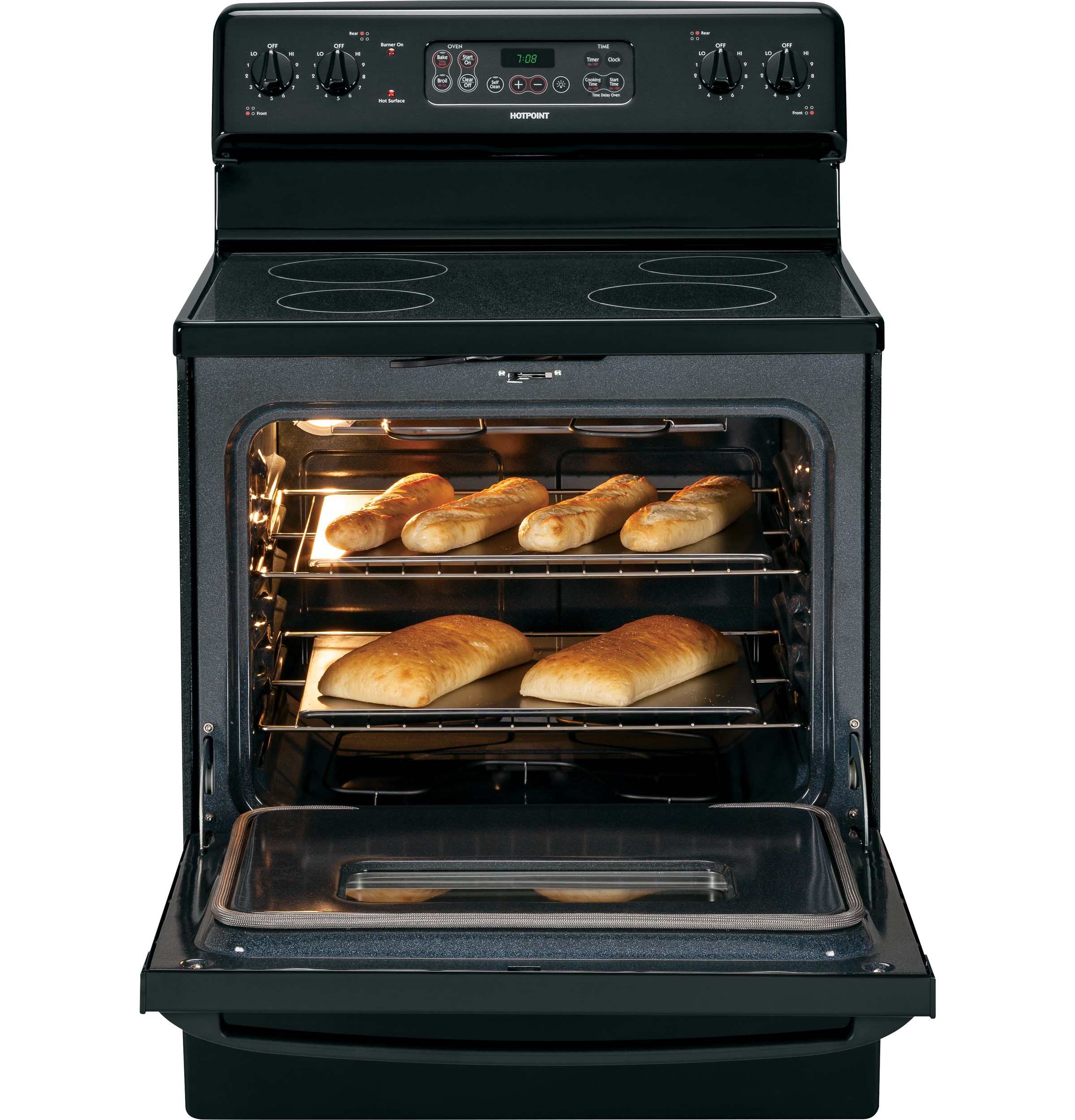 Hotpoint® 30" Free-Standing Electric Range RB787DPBB