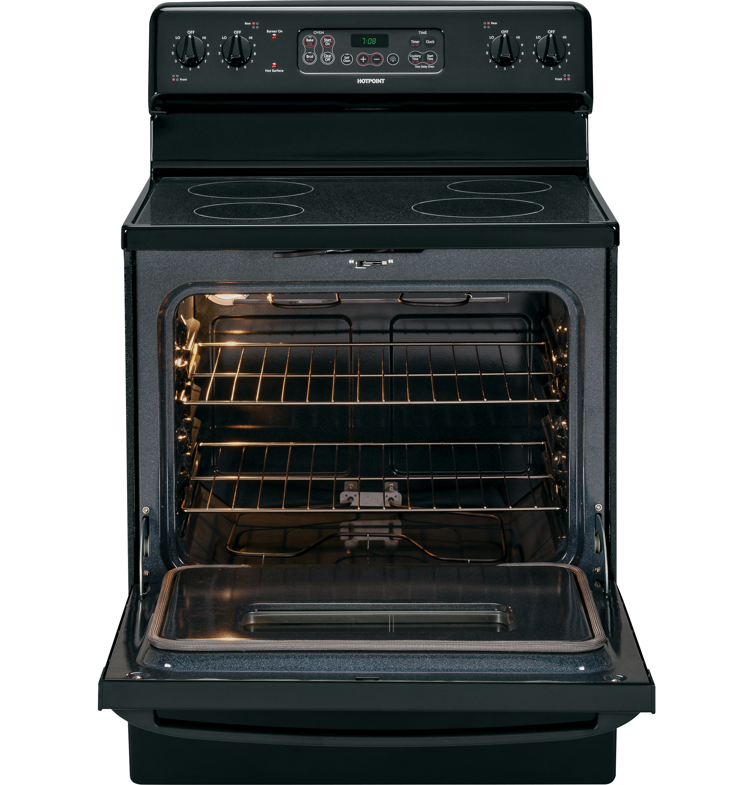 Hotpoint® 30" Free-Standing Electric Range RB787DPBB