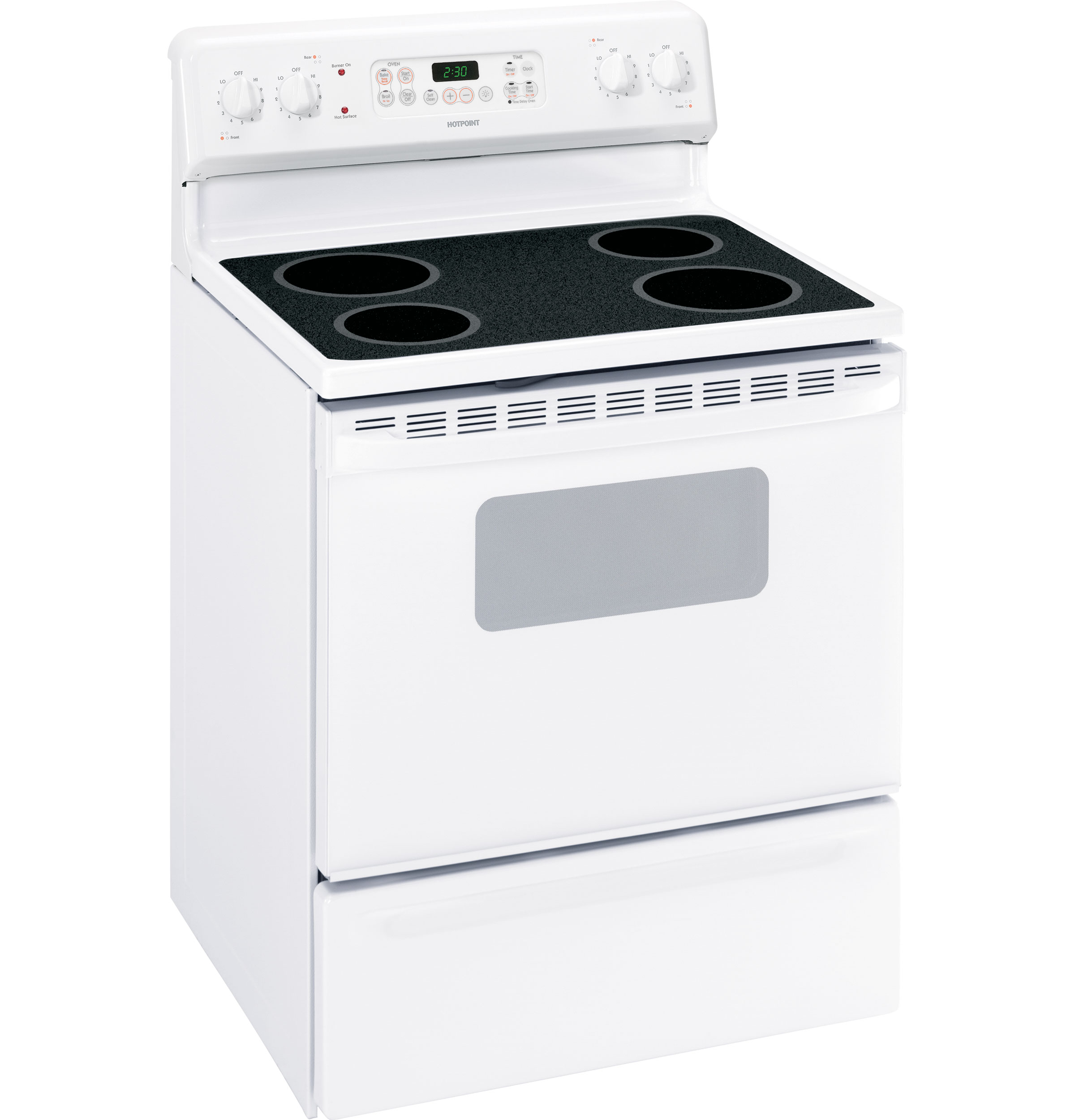 Hotpoint® 30" Free-Standing Electric Range RB787DPWW