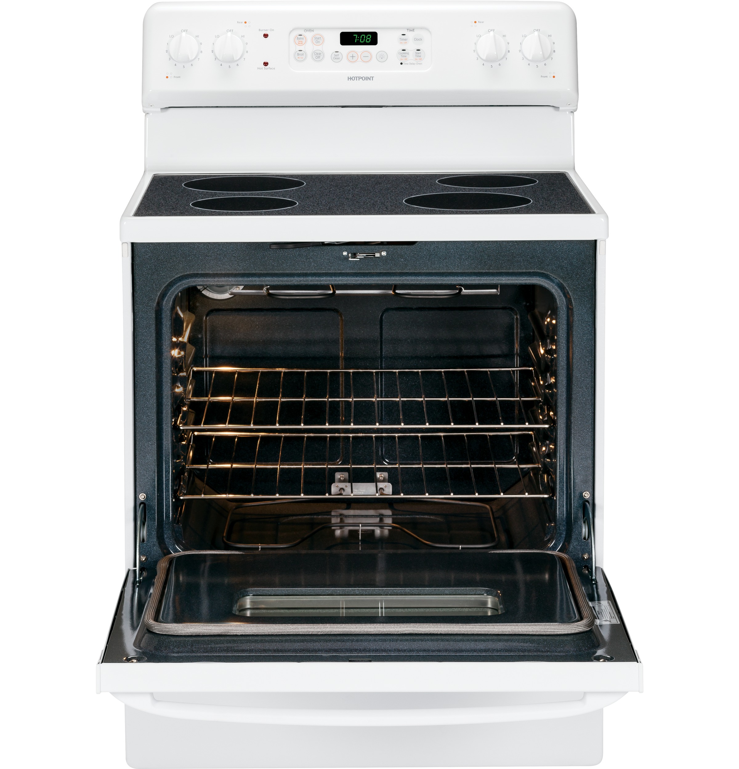 Hotpoint® 30" Free-Standing Electric Range RB787DPWW
