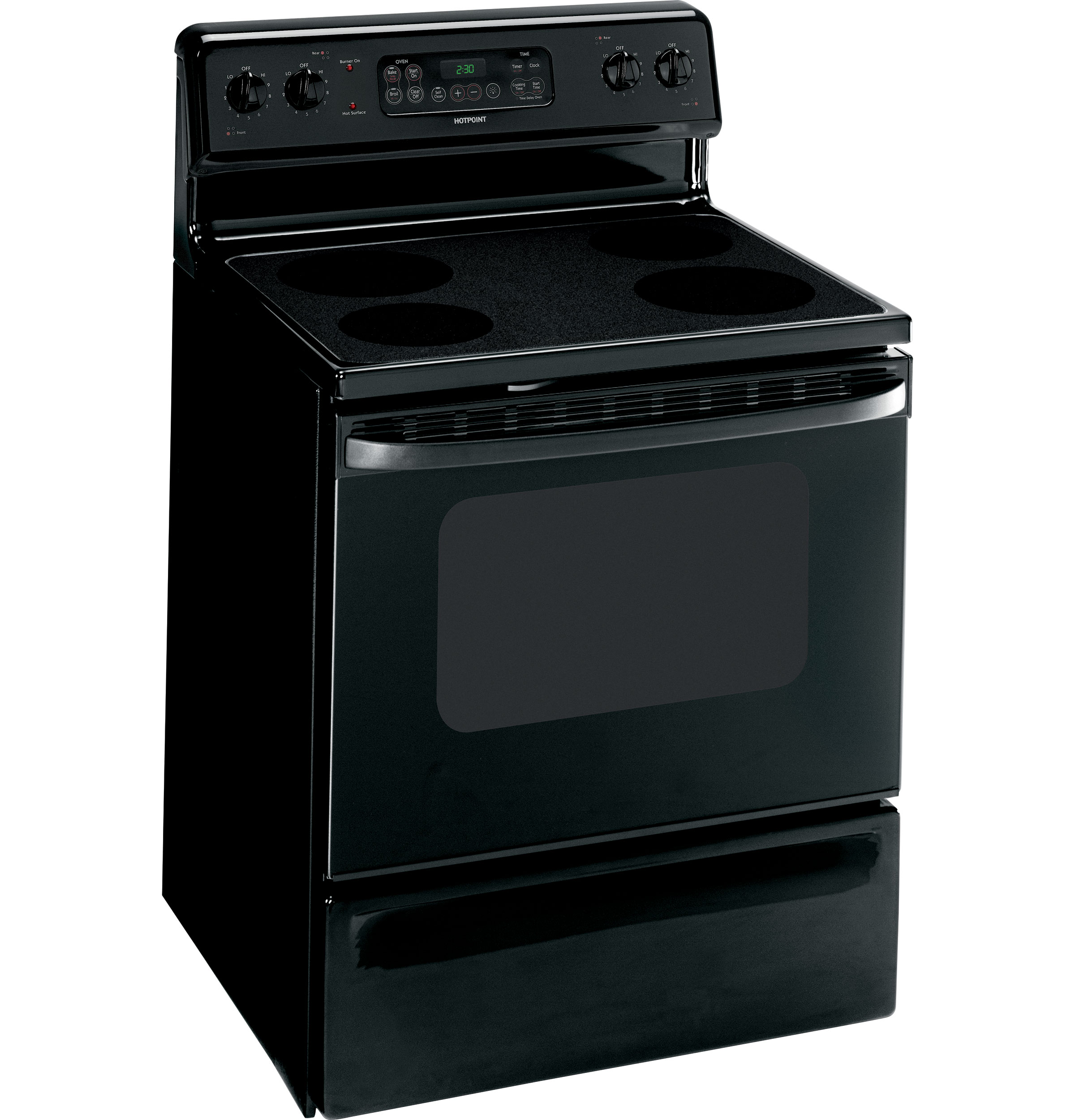 Hotpoint® 30" Free-Standing Electric Range RB790DPBB