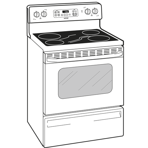 30" Free-Standing Electric Range RB790SPSA
