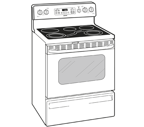 30" Free-Standing Electric Range RB792DRWW