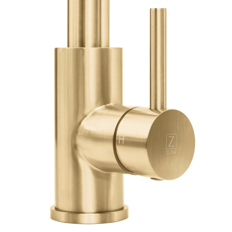 ZLINE Rubicon Pull Down Spring Spray Wand Kitchen Faucet in Champagne Bronze (RBCN2-KF-CB) RBCN2KFCB