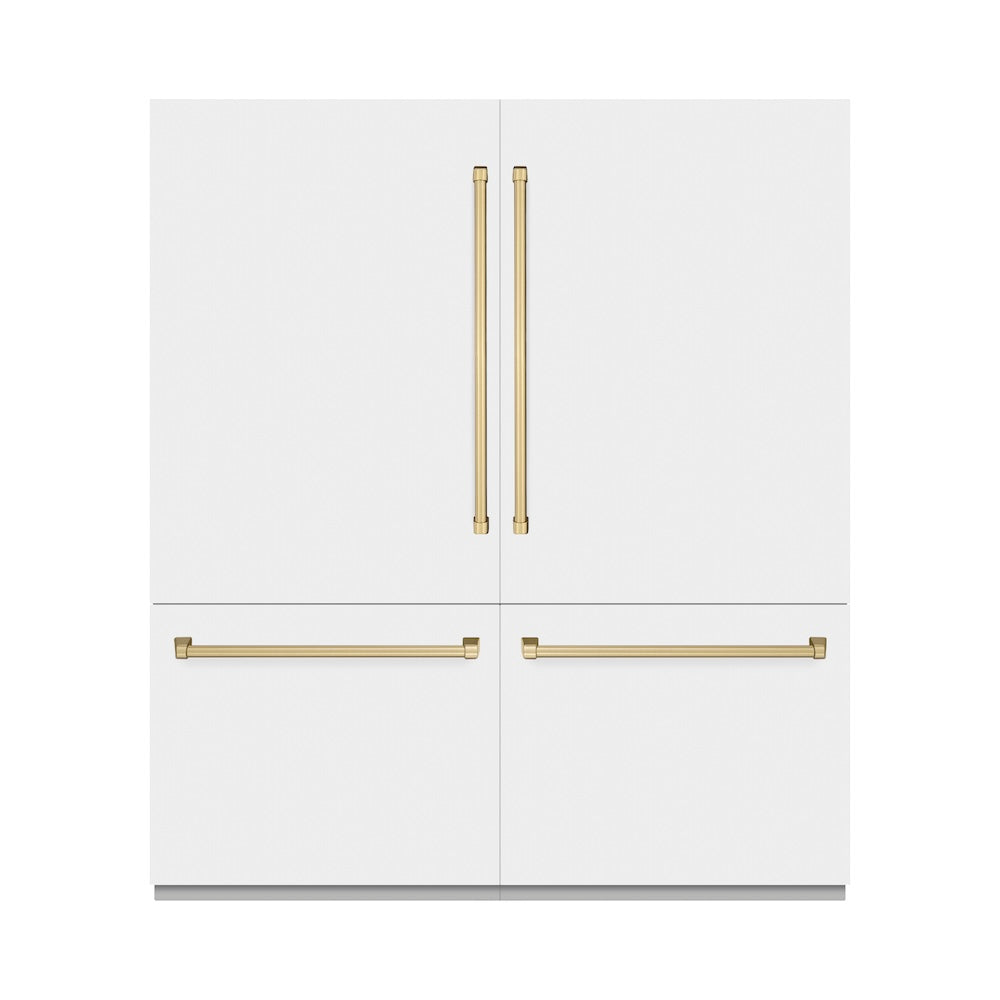 Autograph Edition 72 in. 39.6 cu. ft. French Door Built-In Bottom Freezer Refrigerator with Water Dispensers and Ice Makers RBITZWM72CB