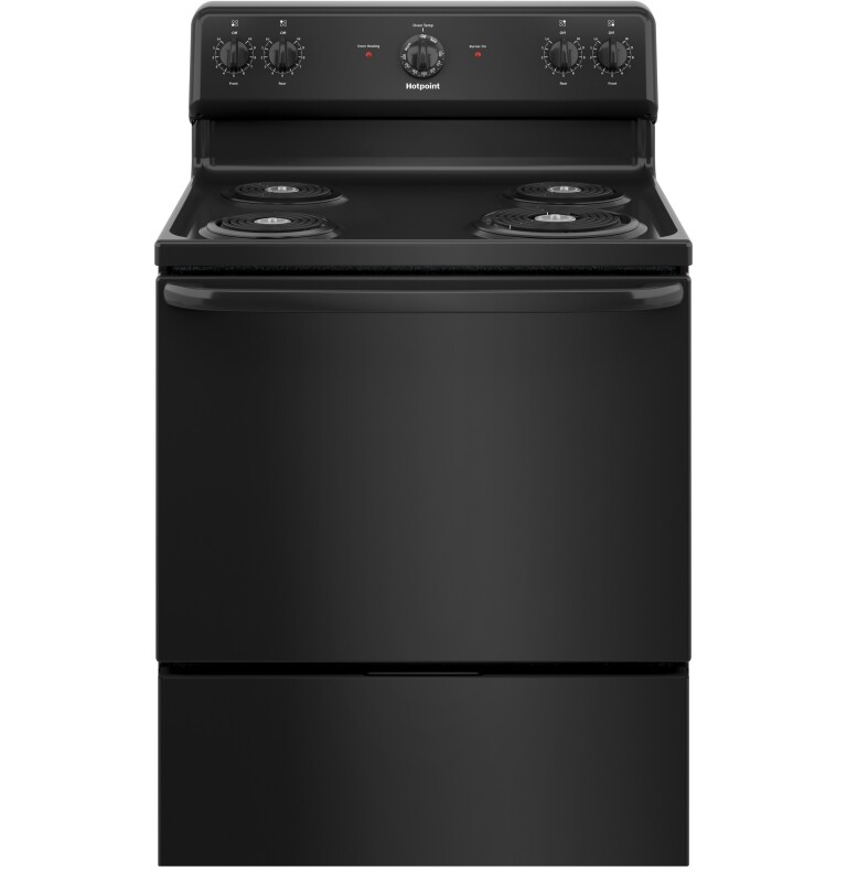 Hotpoint Hotpoint® ENERGY STAR® 30" Free-Standing Electric Range Black RBS160DMBB Picture 1
