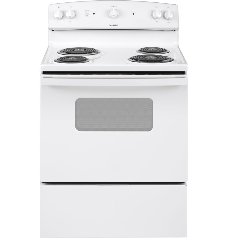 Hotpoint 30" Free-Standing Electric Range White RBS330DRWW Picture 1