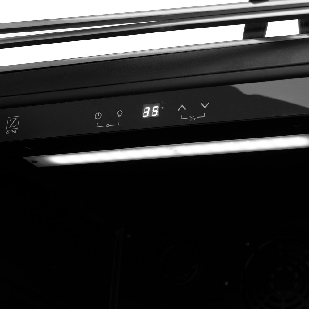 24"Monument Autograph Edition 154 Can Beverage Fridge in Stainless Steel with Champagne Bronze Accents RBVZUS24CB