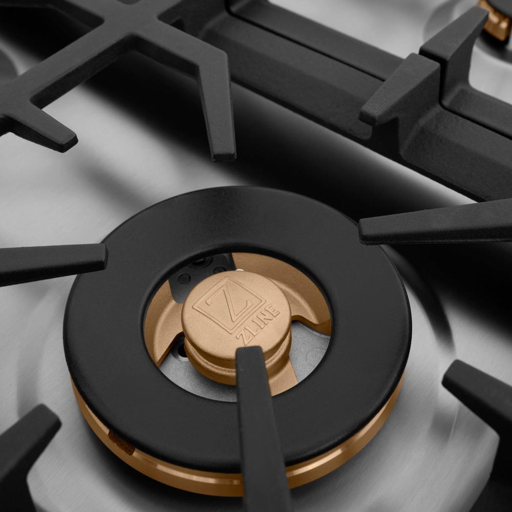 36" Drop-in Gas Stovetop with 6 Gas Burners (RC-36) with Brass Burners RCBR36