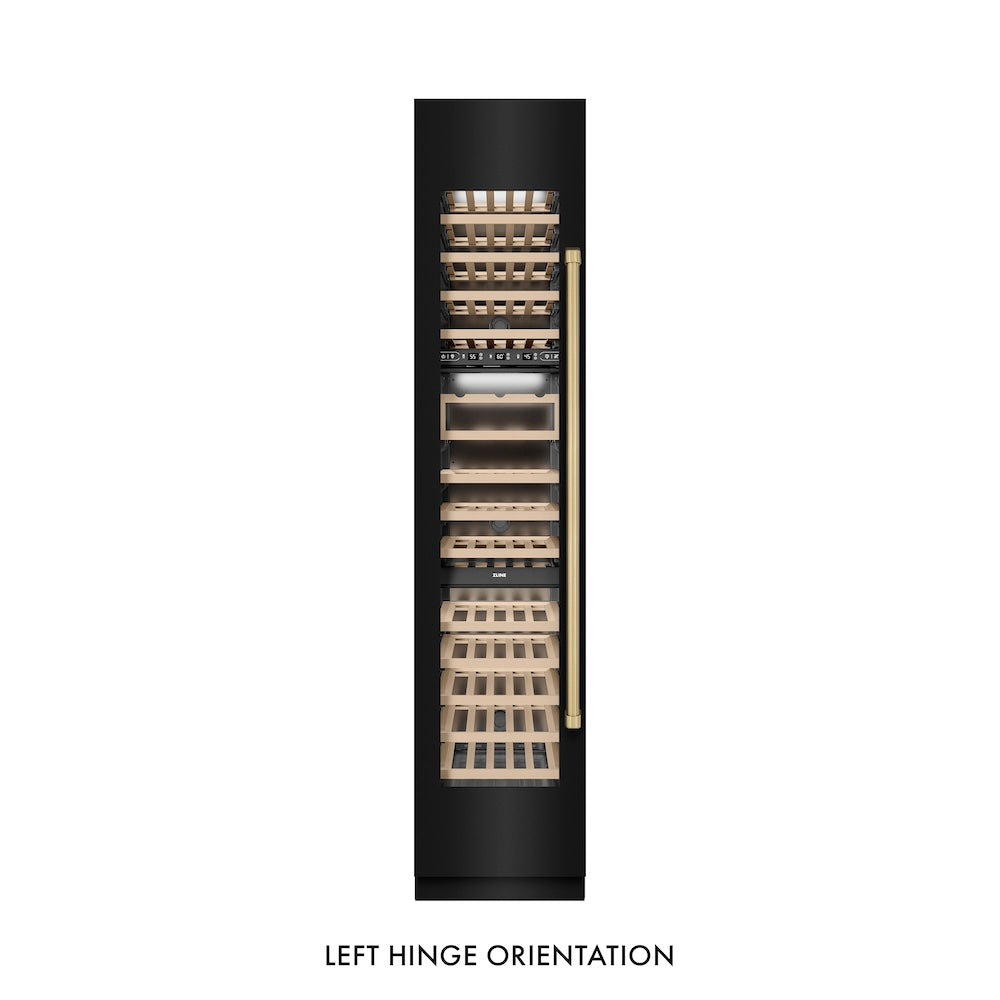 Autograph Edition 18 in. 9.0 cu. ft. Triple Zone 68 Bottle Left Hinge Column Wine Cooler RCWVLZBS18CB