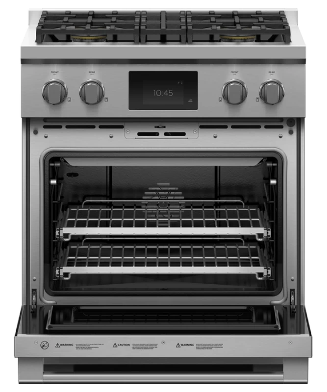 Dual Fuel Range, 30", 4 Burners, Self-cleaning RDV3304N