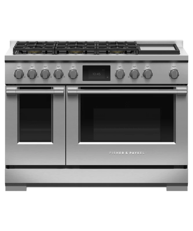 Dual Fuel Range, 48", 6 Burners with Griddle RDV3486GDN