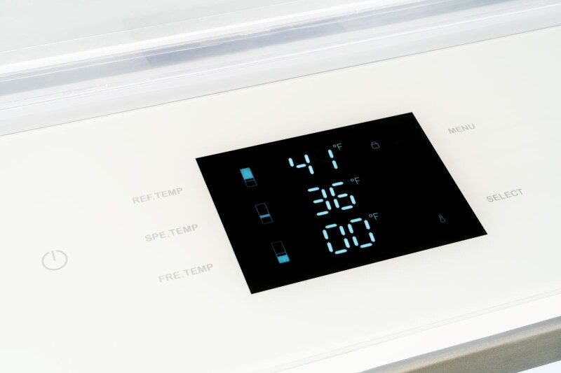 30" W Built-In Bottom Mount Refrigerator SS Panel, LEFT SWING REF30BMBIXLT