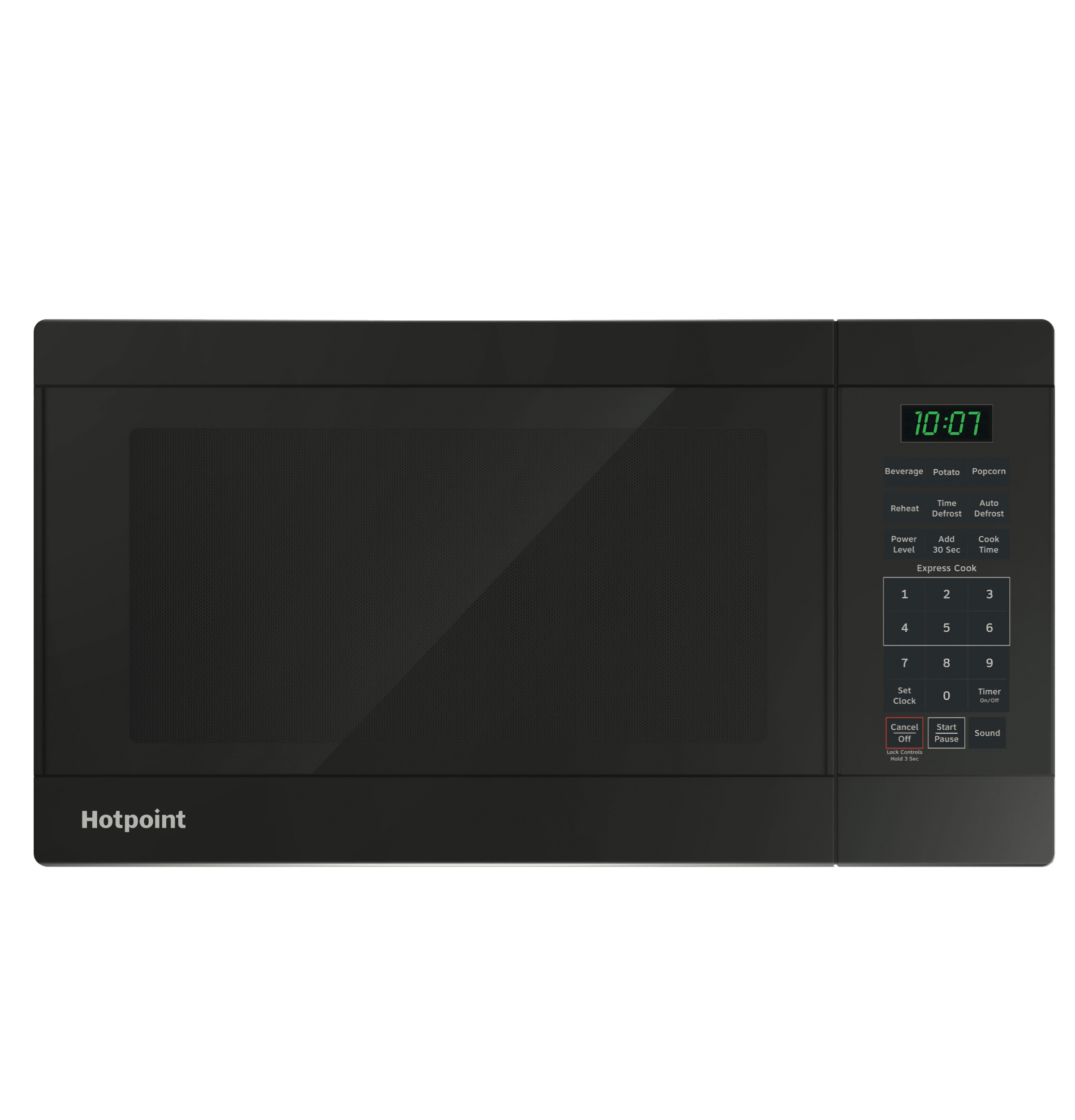 Hotpoint® 0.7 Cu. Ft. Capacity Countertop Microwave Oven RES1072DTBB
