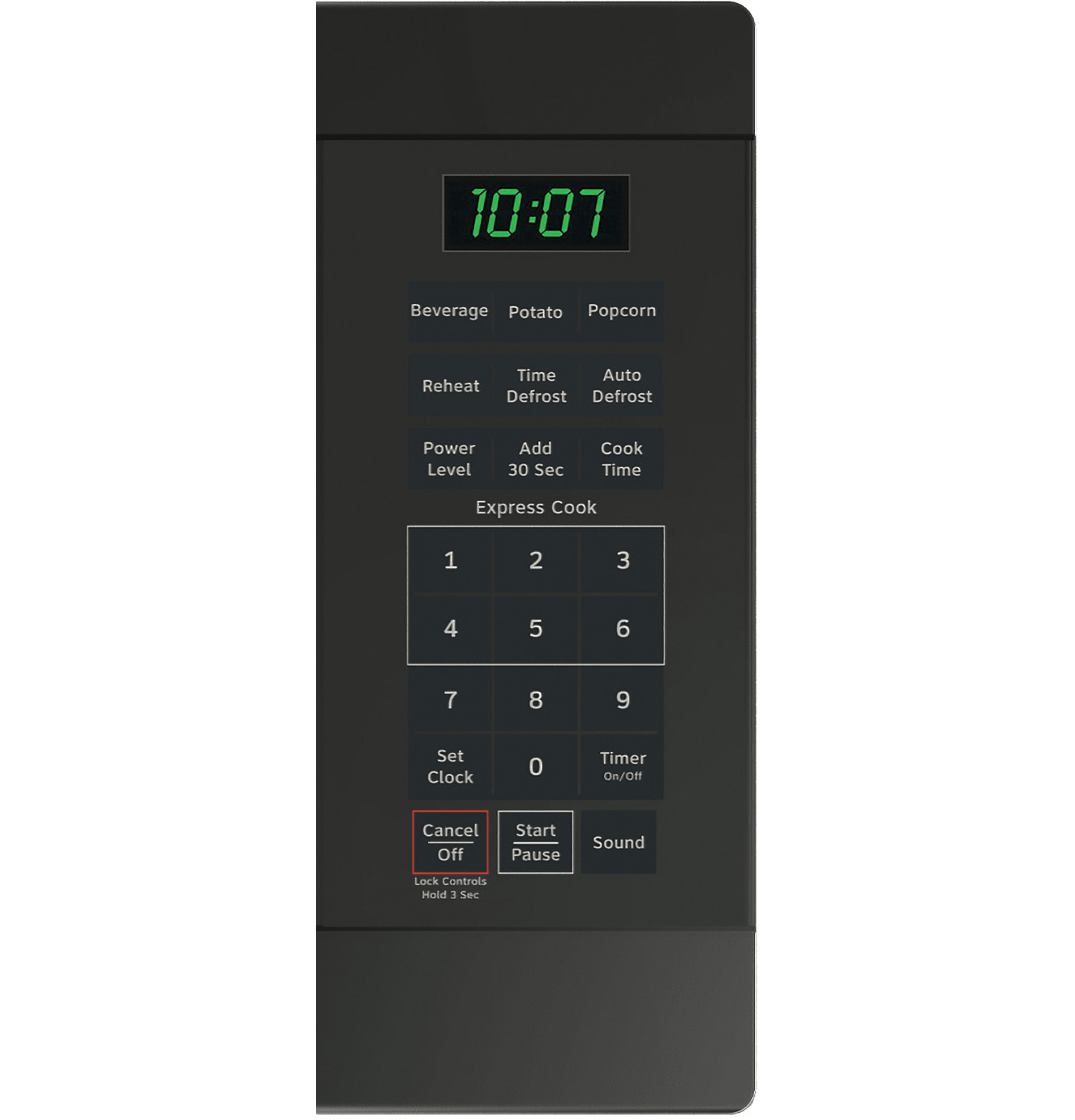 Hotpoint® 0.7 Cu. Ft. Capacity Countertop Microwave Oven RES1072DTBB