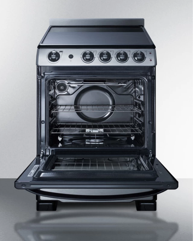 24" Wide Electric Smooth-Top Range REX2451SSRT