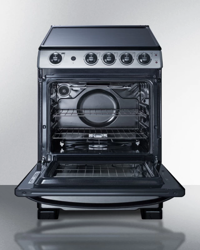 24" Wide Electric Smooth-Top Range REX2451SSRT