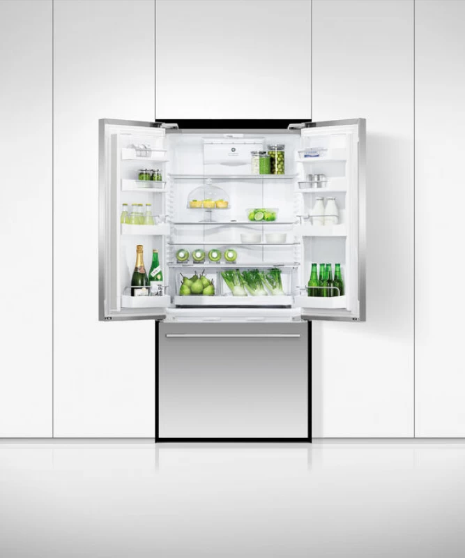 Freestanding French Door Refrigerator Freezer, 32", 17 cu ft, Ice & Water RF170ADUSX4N