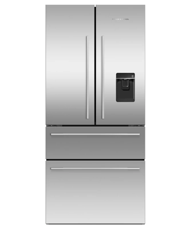 Freestanding French Door Refrigerator Freezer, 32", 16.8 cu ft, Ice & Water RF172GDUX1