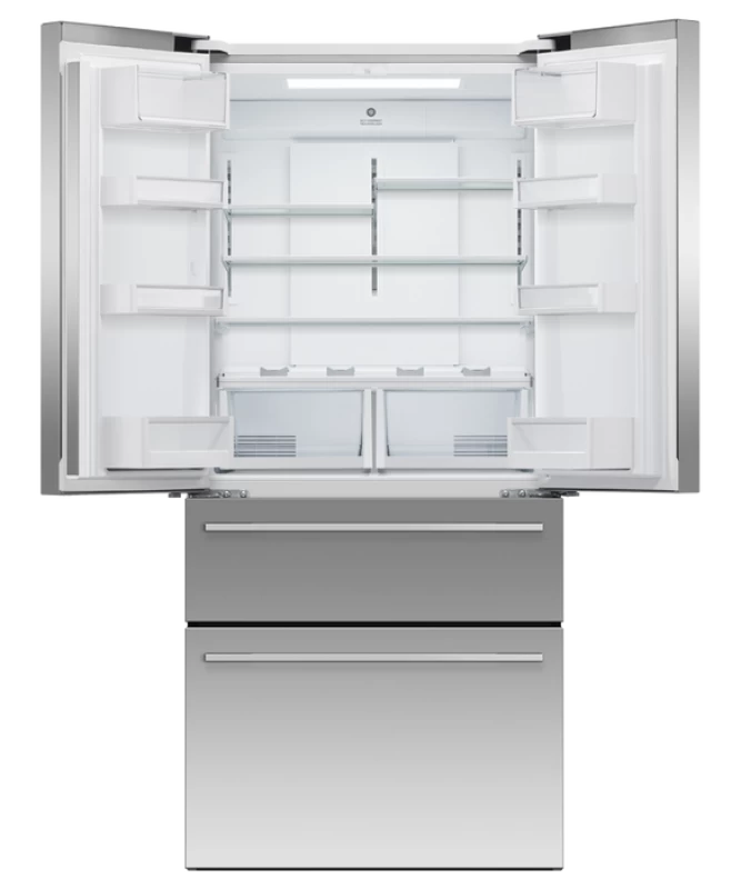 Freestanding French Door Refrigerator Freezer, 32", 16.8 cu ft, Ice & Water RF172GDUX1