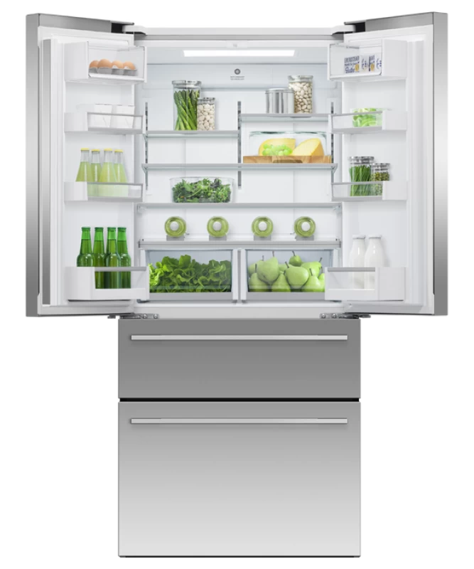Freestanding French Door Refrigerator Freezer, 32", 16.8 cu ft, Ice & Water RF172GDUX1