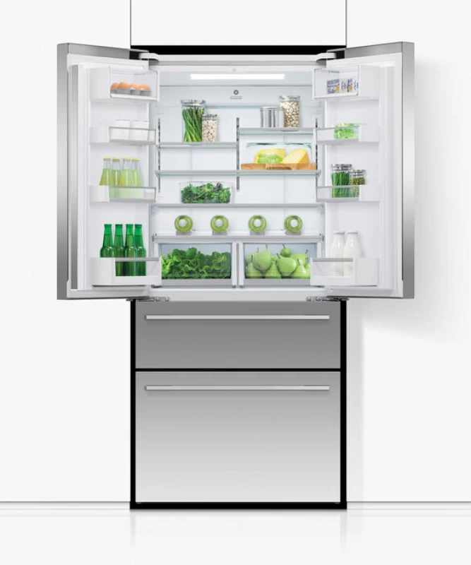 Freestanding French Door Refrigerator Freezer, 32", 16.8 cu ft, Ice & Water RF172GDUX1