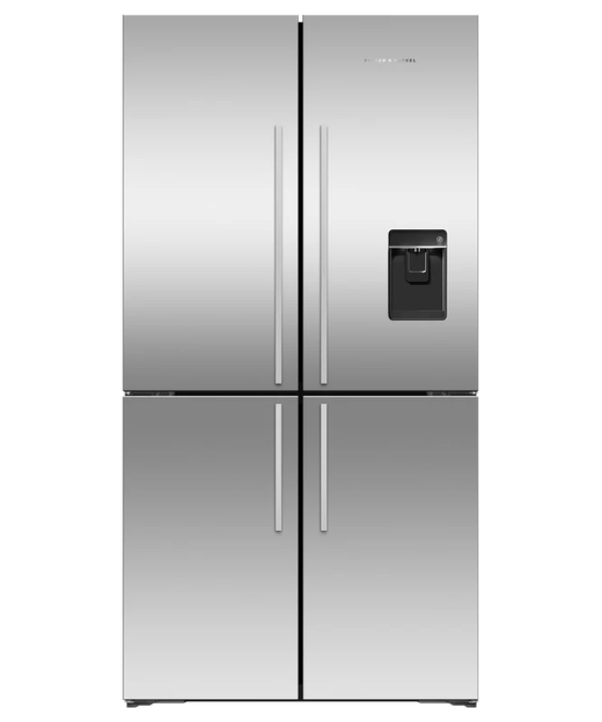 Freestanding Quad Door Refrigerator Freezer, 36", 18.9 cu ft, Ice & Water RF203QDUVX1