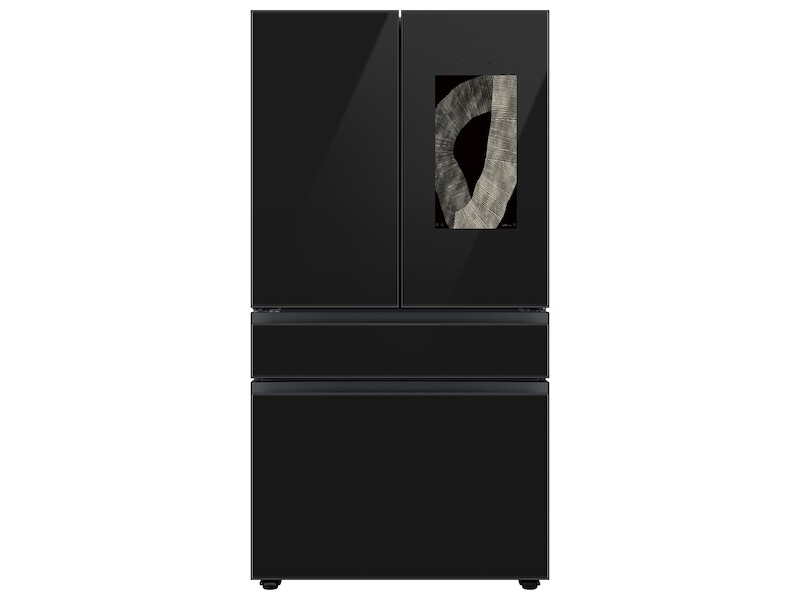 Samsung Bespoke 4-Door French Door Refrigerator (23 cu. ft.) – with Family Hub Panel Charcoal Glass – (with Customizable Panel Colors) RF23BB8900ACAA Picture 1