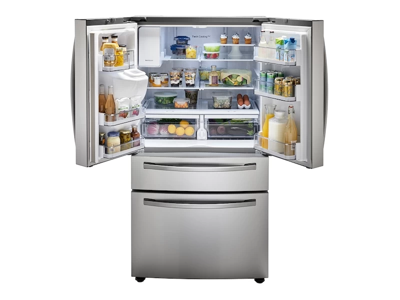 23 cu. ft. Counter Depth 4-Door French Door Refrigerator with FlexZone Drawer RF24R7201SR