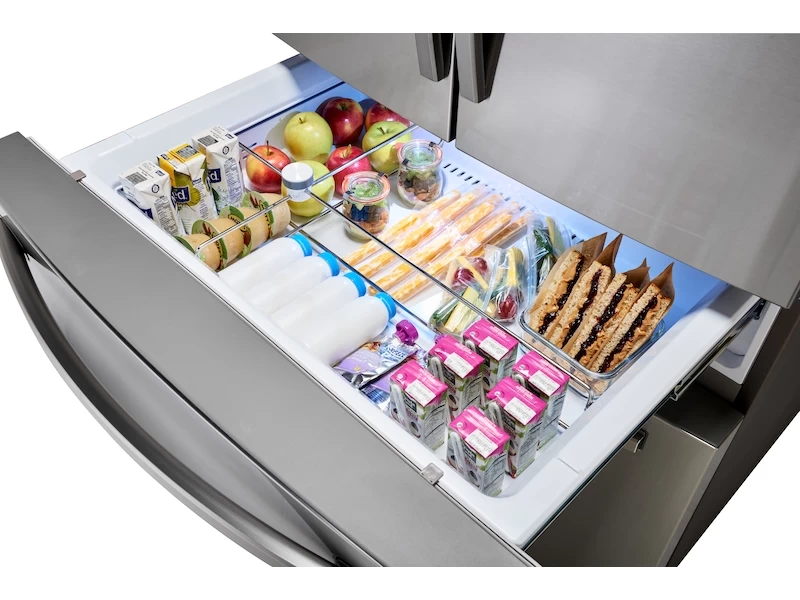 23 cu. ft. Counter Depth 4-Door French Door Refrigerator with FlexZone Drawer RF24R7201SR