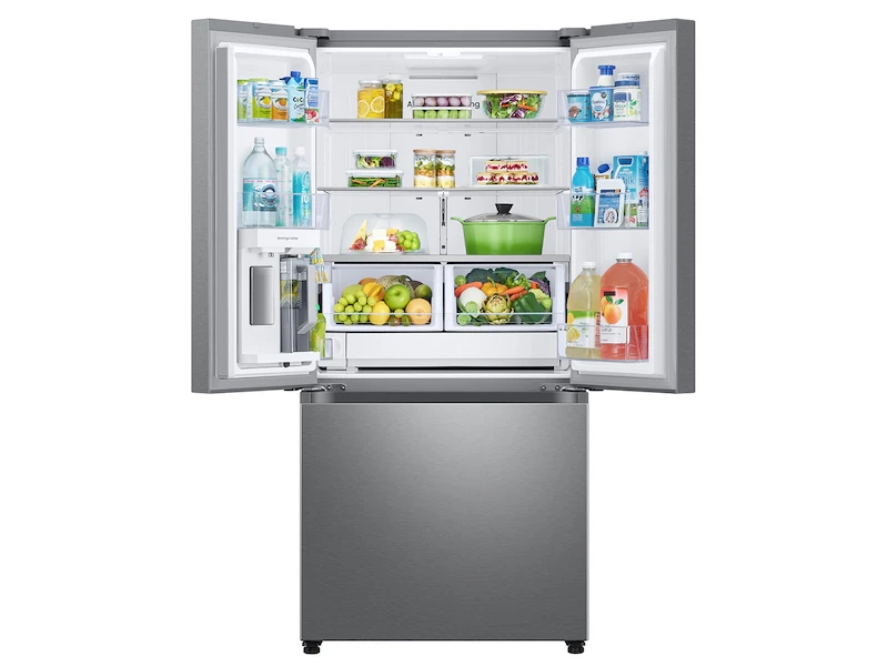 25 cu. ft. 33" 3-Door French Door Refrigerator with Beverage Center™ in Stainless Steel RF25C5551SRAA