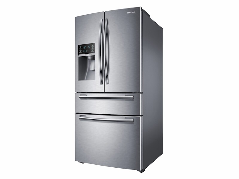 25 cu. ft. 4-Door French Door Refrigerator in Stainless Steel RF25HMEDBWW