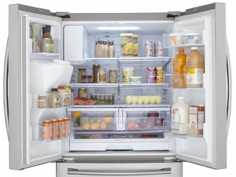 25 cu. ft. French Door Refrigerator with External Water & Ice Dispenser RF263BEAESR
