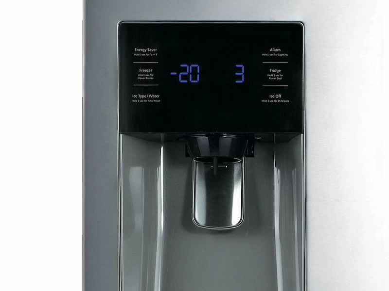 25 cu. ft. French Door Refrigerator with External Water & Ice Dispenser RF263BEAESR