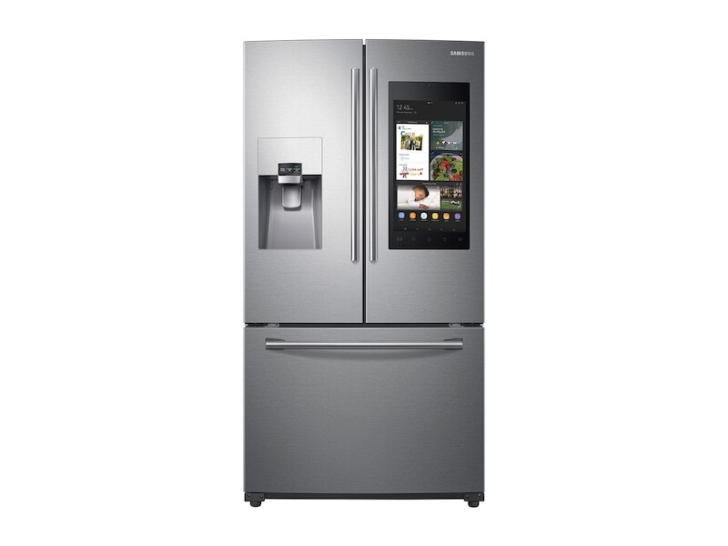 Samsung 24 cu. ft. Family Hub™ 3-Door French Door Refrigerator Stainless Steel RF265BEAESR Picture 1