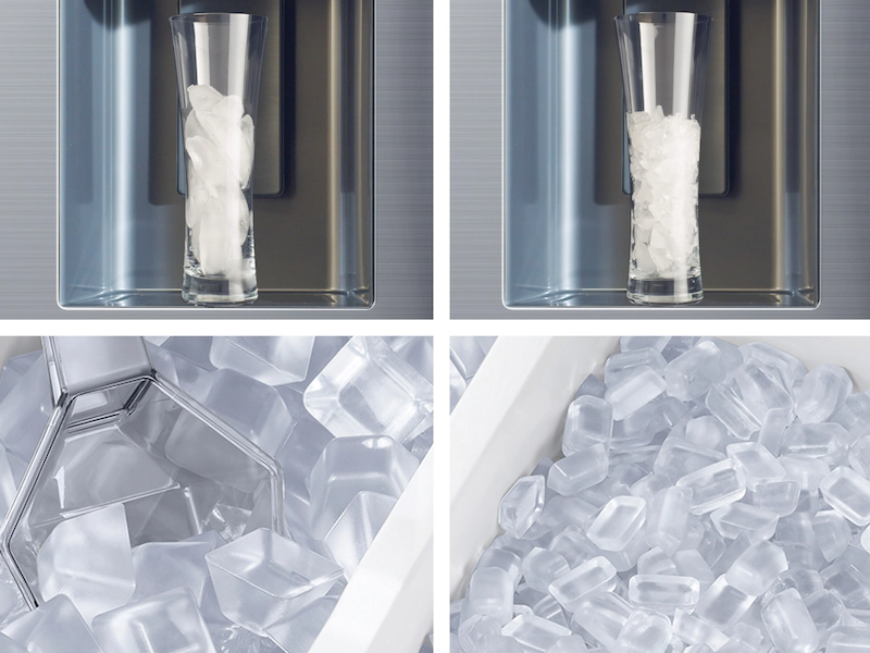 25 cu. ft. Mega Capacity Counter Depth 3-Door French Door Refrigerator with Family Hub™ in Stainless Steel RF27CG5900SRAA