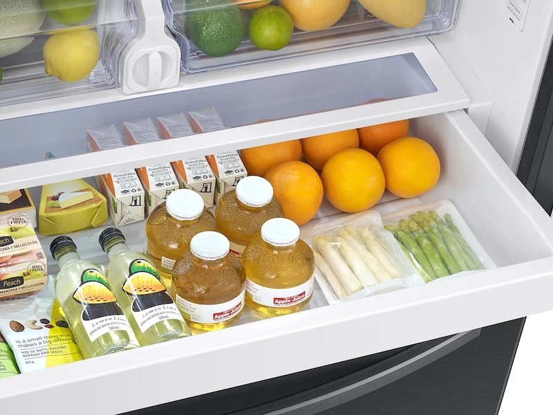 27 cu. ft. Large Capacity 3-Door French Door Refrigerator with Dual Ice Maker RF27T5241SGAA