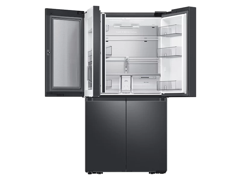 29 cu. ft. Smart 4-Door Flex™ Refrigerator with Beverage Center and Dual Ice Maker in Black Stainless Steel RF29A9671SGAA