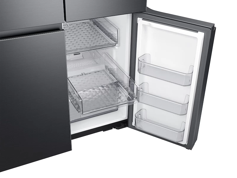 29 cu. ft. Smart 4-Door Flex™ Refrigerator with Beverage Center and Dual Ice Maker in Black Stainless Steel RF29A9671SGAA
