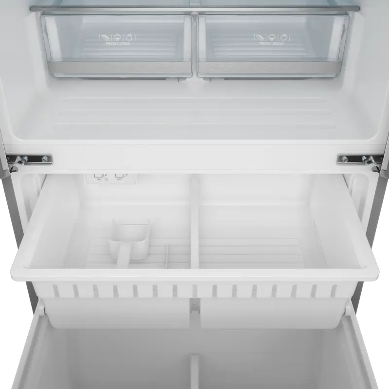 30 Inch 17.5 Cu Ft French Door Counter Depth Refrigerator With Ice Maker In Stainless Steel Gordon Ramsay Series RF3017FFD99