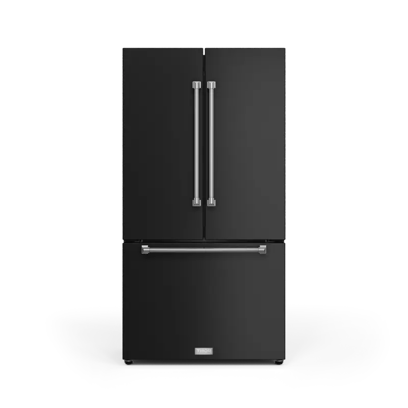 36 Inch 20.3 Cu Ft French Door Counter Depth Refrigerator With Ice Maker In Stainless Steel Gordon Ramsay Series RF3621CTD99