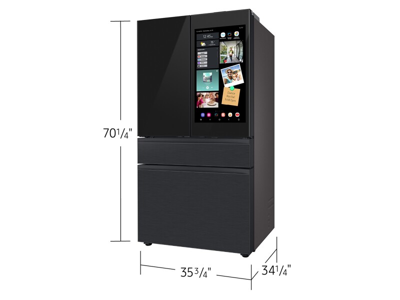 Bespoke AI 4-Door French Door AI Family Hub™ | AI Vision & Auto Open Door 29 cu.ft. RF90F29AECEAA