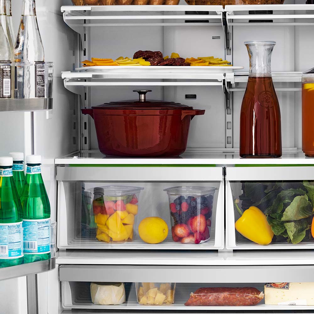 36 In. 22.5 Cu. Ft. Counter-depth French Door Refrigerator With Ice Maker In Fingerprint-resistant Black Stainless Steel RFM36BS