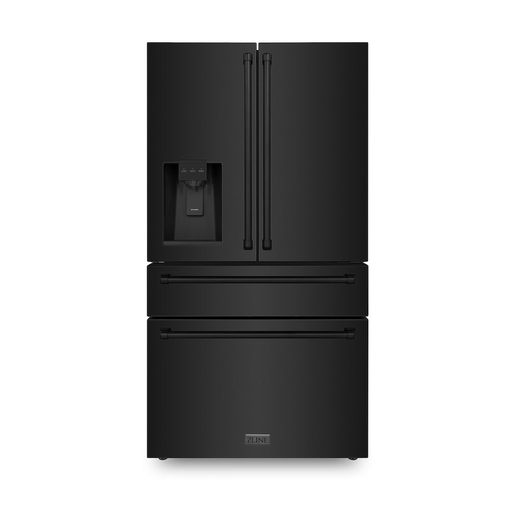 36" 21.6 cu. ft Freestanding French Door Refrigerator with Water and Ice Dispenser in Fingerprint Resistant Stainless Steel (RFM-W-36) RFMW36BS